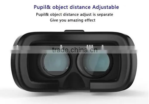 2016 Hot sell VR BOX Version VR Virtual Reality 3D Glasses + Bluetooth Wireless Remote Control Gamepad for Smart Phone