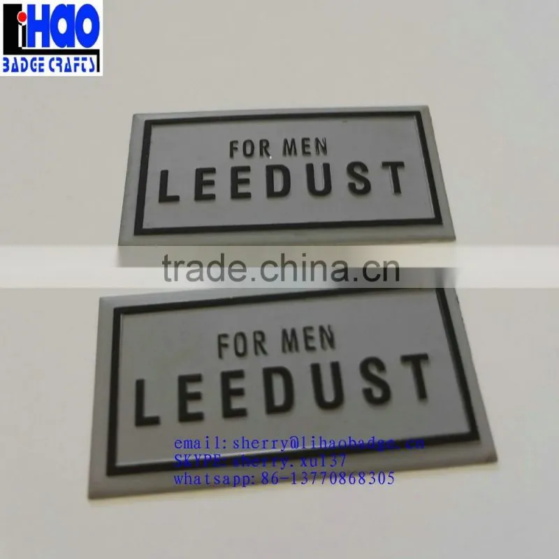 Customized high grade Perfume label, Metal Bottle Label StickerAluminum bottle badge