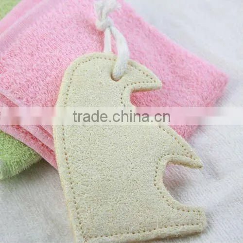 Exfoliating loofah/loofa/luffa bath pad