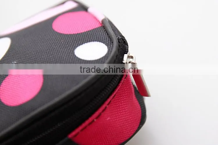 2016 Newest fashion insulated clear canvas wallet and purse