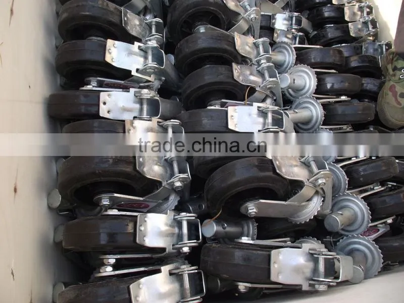 scaffold caster wheel with 6",8",10"