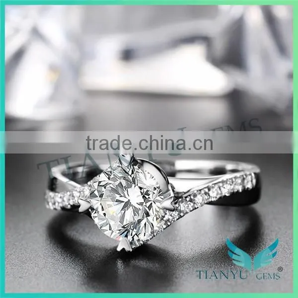 Fashion Style Jewellery 925 Sliver Finger Ring Lady's Wedding Ring