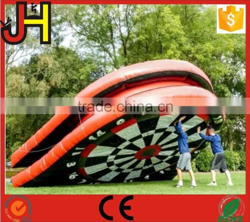 Sports Soccer Dart Game Giant Inflatable Garden Dart Board For Sale
