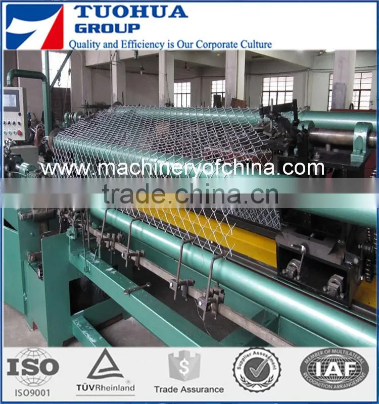Double Wires Fully Automatic Chain link fence machine
