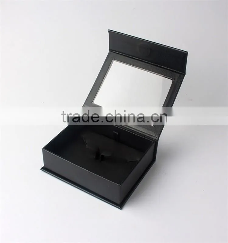 Factory price custom cardboard transparent gift box