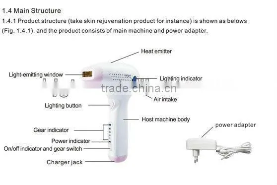 2014 newest factory price home use Mini IPL hair removal machine, CE approved