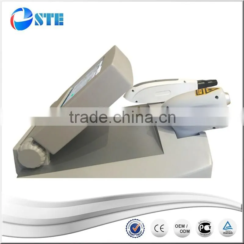 newest design nd yag laser + diode laser 808nm two handpiece vertical hair tattoo removal multifunctional beauty equipment