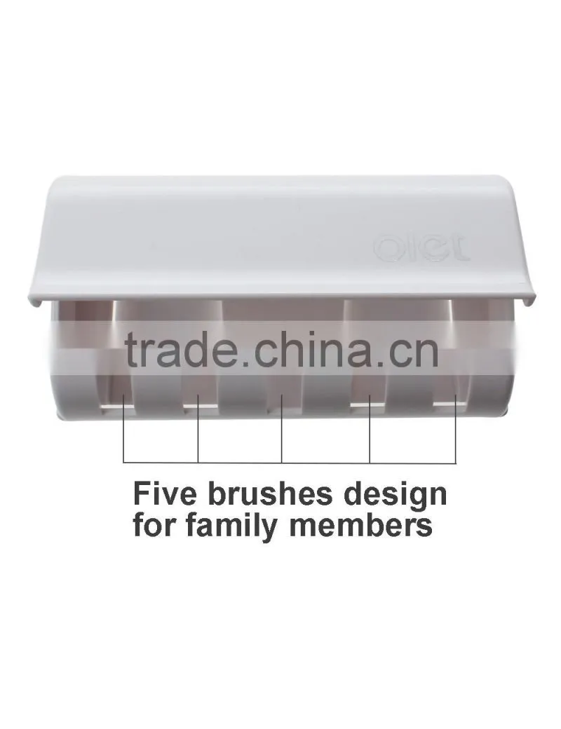 Toothpaste Dispenser Wall Mounted Automatic Toothpaste Squeezer Toilet Brush Holder Hands Free Dust-proof Toothpaste Squeezer