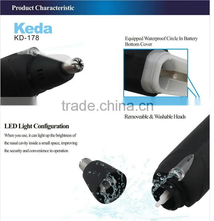 Black Nose Hair Trimmer