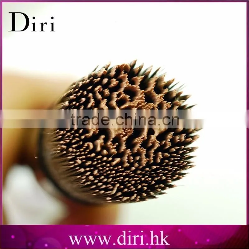 Synthetic hair single professional wooden makeup brushes