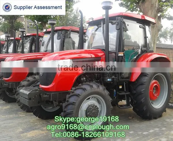 Farming tractor with implements