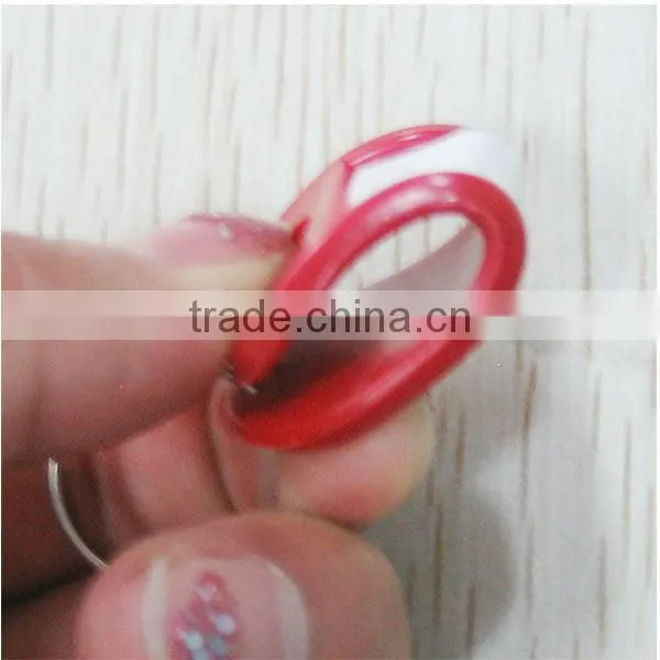 Plastic Hanging key ring label