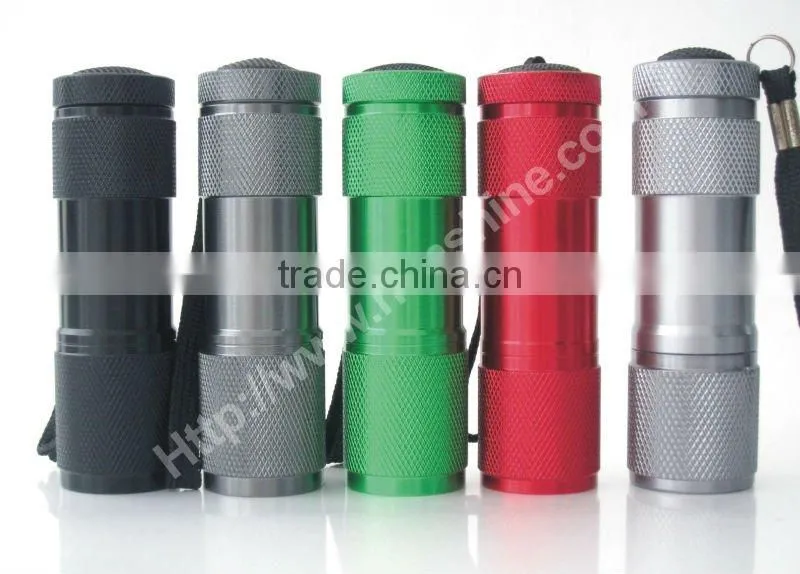 9 led cheap mini flashlight