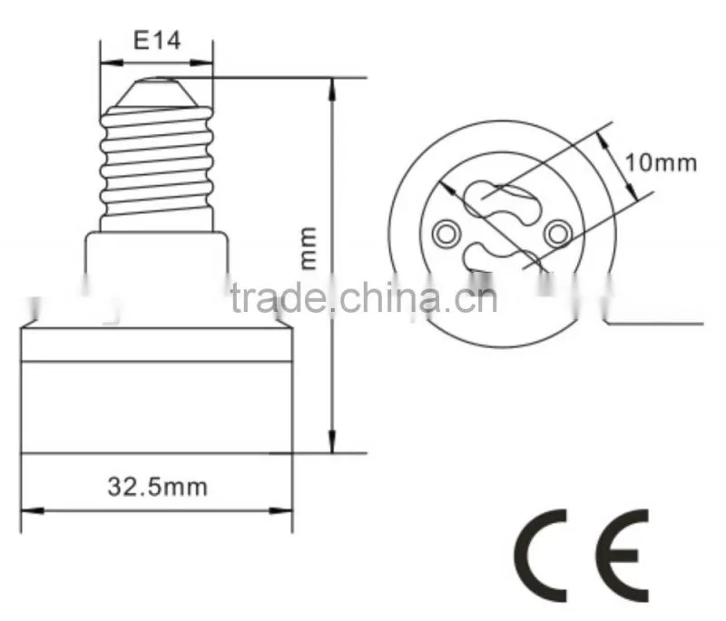 SG-AD-E14-GU10TC ac power socket with fuse