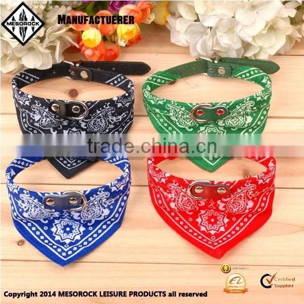 Wholesale Adjustable Small Puppy Fashion Scarf Pet Neckerchief Dog Collar
