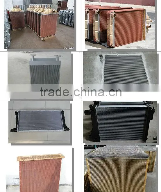 Brazed and copper brass radiator with metal tank for Russia market