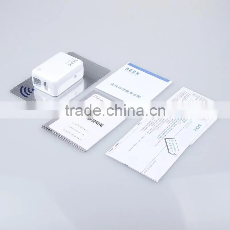 4 in 1 mini portable wireless repeater and wifi router with charge device storage function