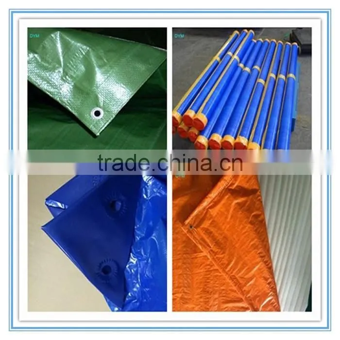 Vinyl coated fabric for outdoor & hunting products pe coated tarpaulin , tarpaulin roll 2*100m size in different color