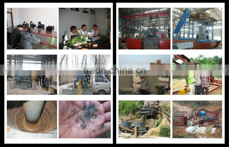 Newly Designed Gold Vibrating Sluice Box for Mining