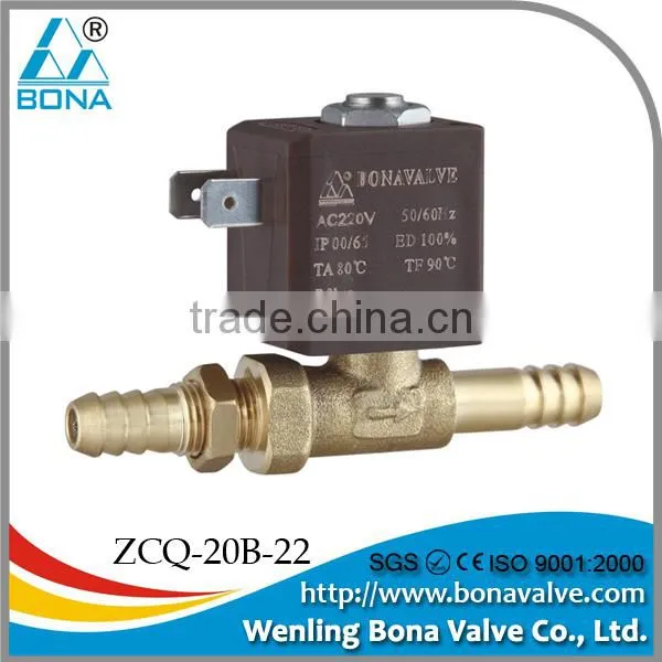 1/4'' normally closed plastic liquid solenoid valve ZCS-27P