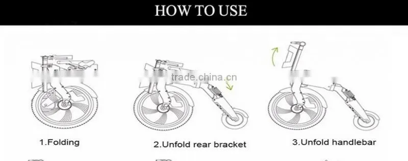 Leadway 300cc trike folding electric hoverboard scooter