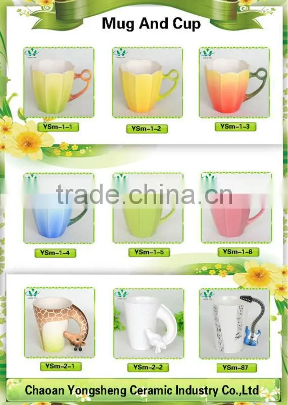 Hot sale ceramic custom mug factory