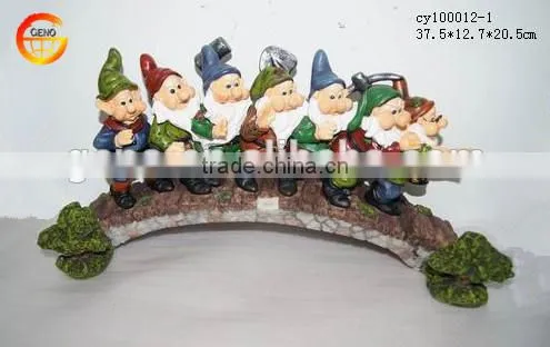 Hot selling resin colorful gnome for sale