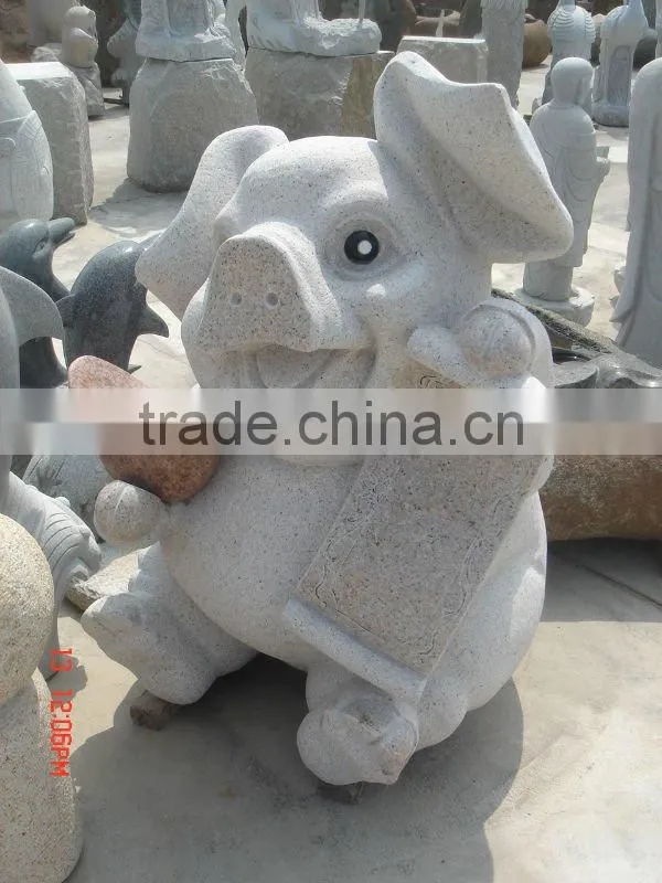 white marble abstract sculpture