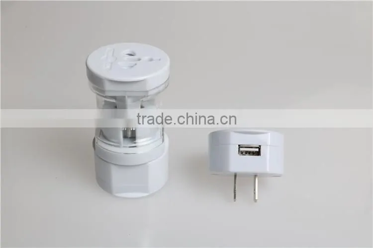 Supply Hign Quality 13A Four Ports universal world adapter with usb port USA/ Australia/Europe/UK