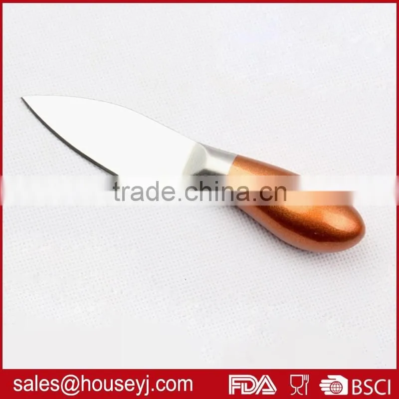 Set of 4pcs cheese knife handle with metallic paint kitchen ware