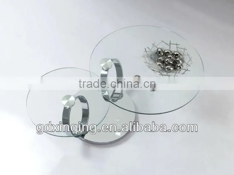 rotating glass coffee table- C96