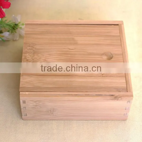 Customize square paulownia tea package box, crafts torage boxes