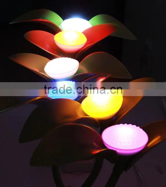 Supply creative fashion 360 degree bend freely light control grass Colorful Night Light