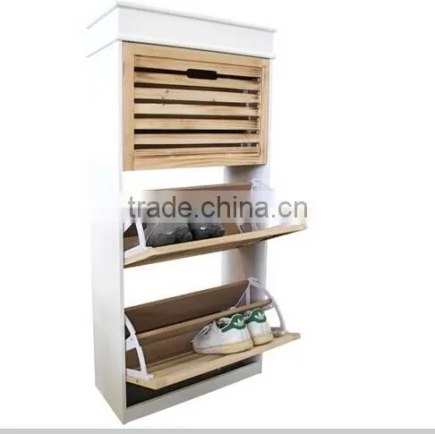 Europe Style wooden furniture shoe cabinet
