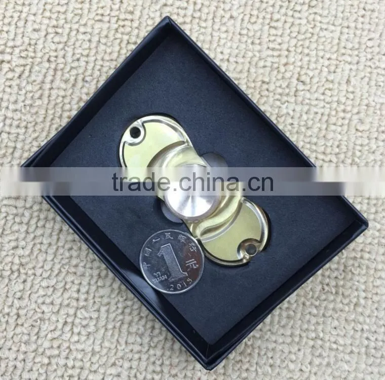 China supplier OEM metal copper hand fidget spinner toy