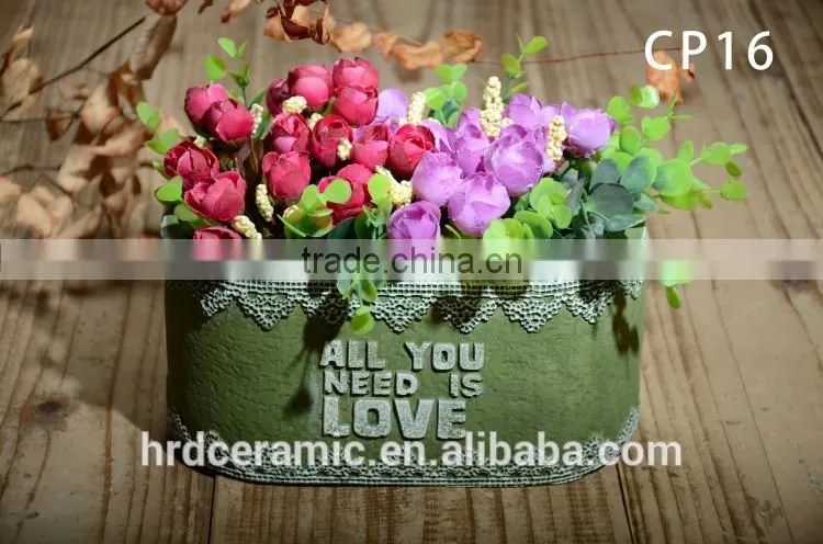 2016 cement Flowerpot, flower pots wholesale, planters and pots