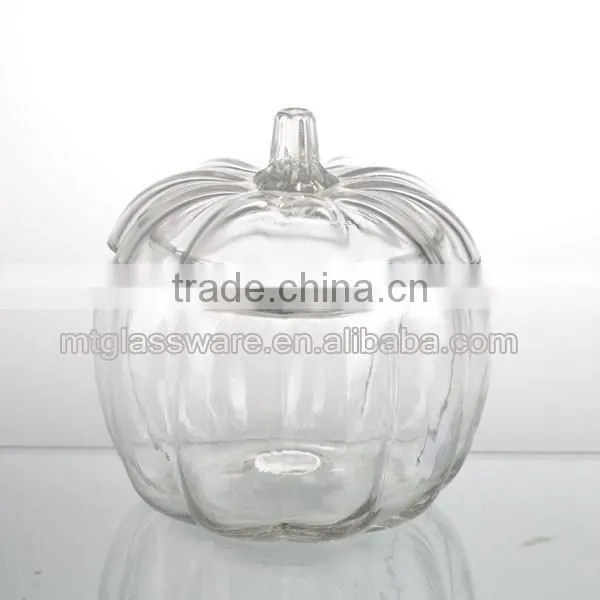 80oz pumpkin glass large honey food storage jars empty preserving jar set