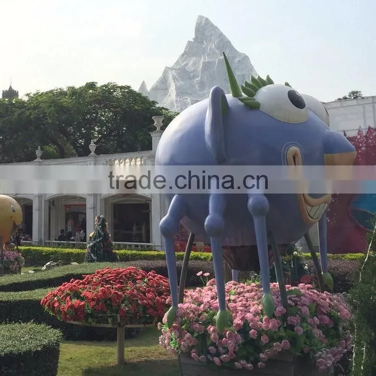 FRP garden big cartoon sculpture