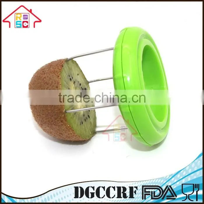 NBRSC TOP & HOT SELL Green Kiwi Fruit Cut Digging Core Twister Slicer Kitchen Peeler Tool Cutter Device for Fruit Salad