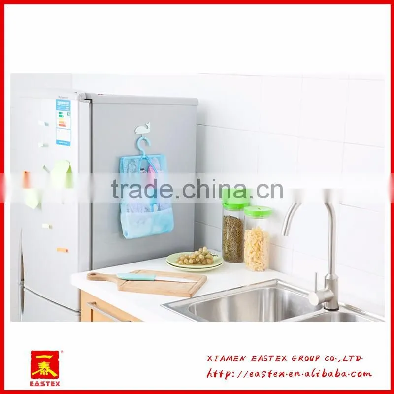 High Quality Multipurpose Kitchen Bathroom Hanging Storage Mesh Bag ,Clothespin Bag