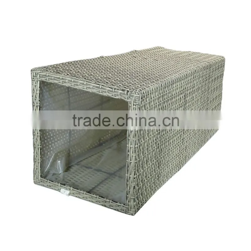 Tall rattan garden planter and storing