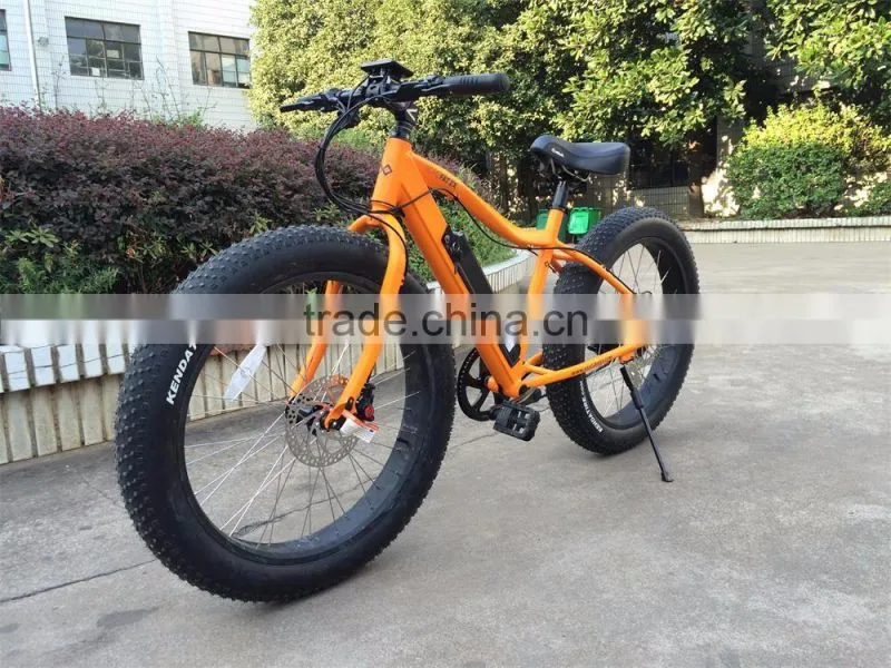 26inch fat tyre electric bike with hidden battery powered electric fat tyre bike 350W