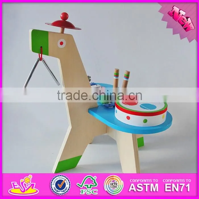 2017 New design educational beats toy wooden toddlers music toys W07A119