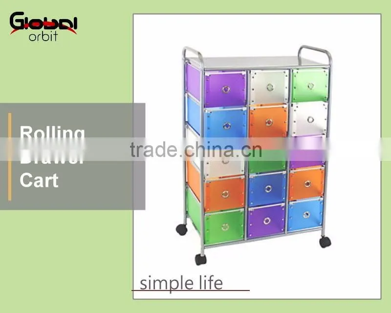 High Quality Furniture Drawer Rack With Wheels Rolling Trolley Storage Drawer Carts