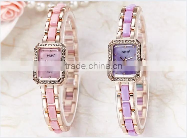 2017 square vogue attactive charming sexy elegant new arrival watch women's quartz watch