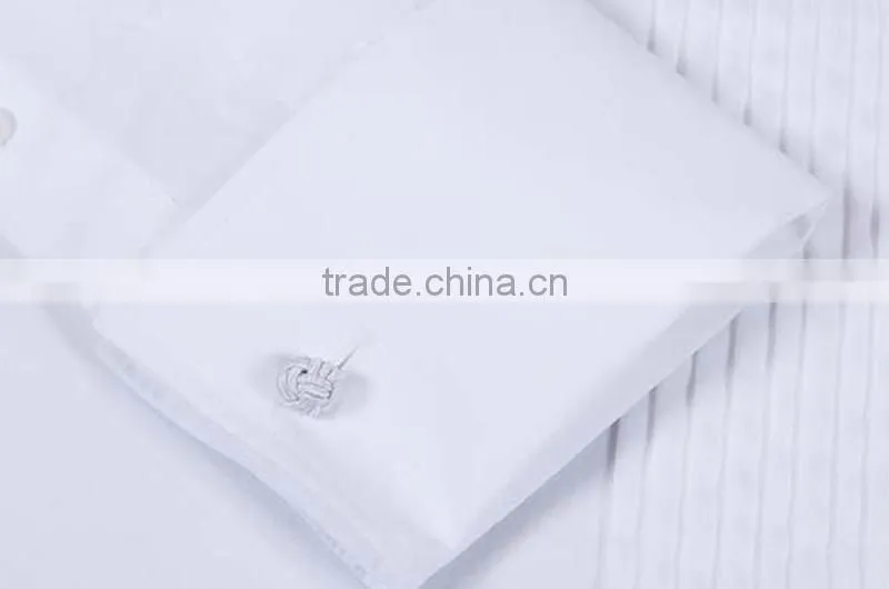 Men's 100% cotton french cuff Guayabera shirt