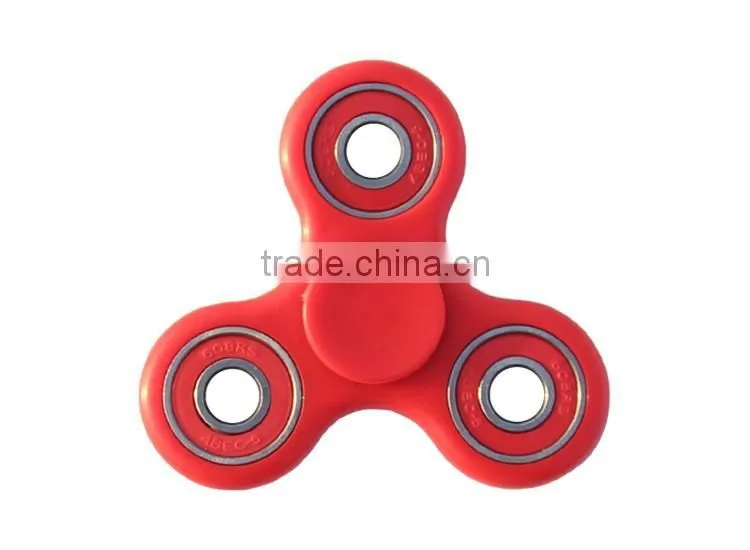 Fidget spinner Toy plastic ABS Aluminum Copper Hand Spinner with 608 ceramic ball bearing