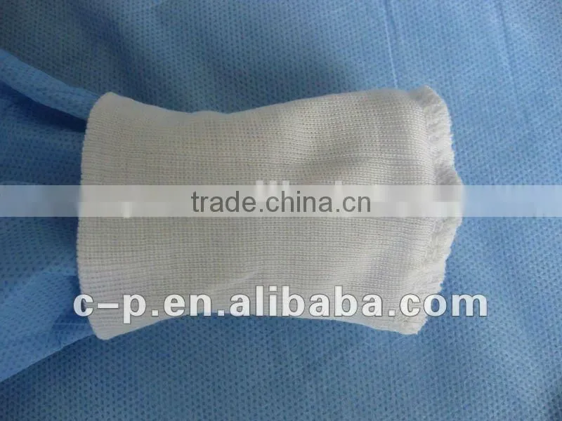 Knit Cuff Blockade Unisex Doctor and Nurse Gown for Surgery (CE&ISO 13485 certificate)