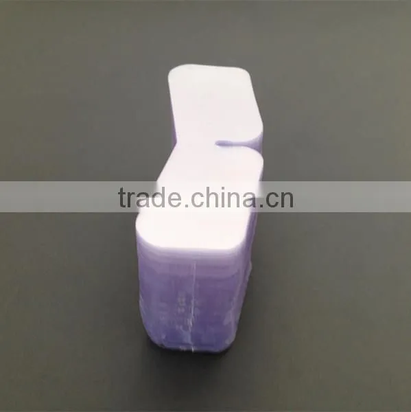 Custom Transparent PVC/PET Collar Butterfly ,Neck Collar Support For Shirt