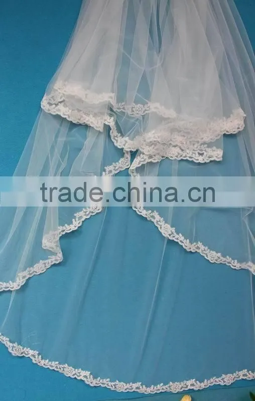 Graceful design for bridal wedding veils in high quality